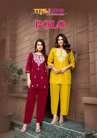 POLO BY TIPS & TOPS DESIGNER CO-ORD SET WHOLESALER IN INDIA